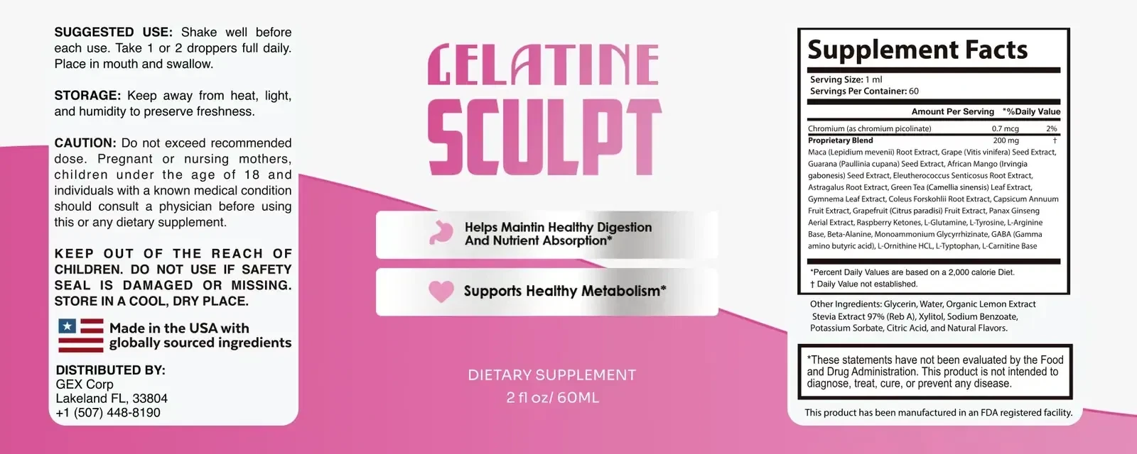 Gelatine Sculpt Scientifically Backed